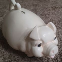 Large Vintage Ceramic Piggy Bank