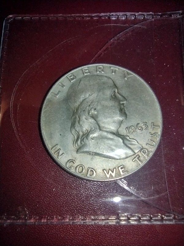 1963 Benjamin Franklin Half Dollar