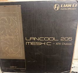 ( PINK ) Lian Li Lancool 205 Mesh C ATX PC Case – Open Box, Brand New