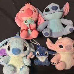 Stitch And Angel Plushies 