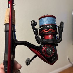 Spinning Rod Combo - 7’ 2 Piece Rod 2000 reel