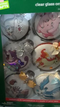 Christmas Ornaments! Nice Set of 6 Hand crafted! Can make custom!