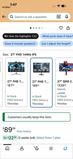 ArticPro 27” monitor