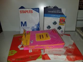 4 open rims of multipurpose papers +free 300 brights