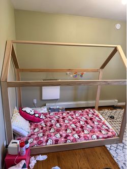 Simple House Kids Bed Frame