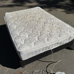 Sleep Number Air Bed Frame With Mattress - Full Sized