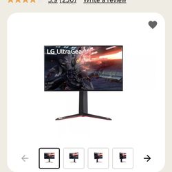 LG IPS 27inch 4k 160hz Gaming Monitor