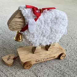 Hallmark Keepsake Ornament 2016 Little Lamb – Baby’s 1st Christmas – With Box