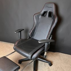 Gaming Office Chair Recliner Footrest GT Racing