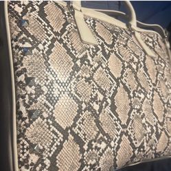 New With Tags. Faux Snakeskin  Tote Laptop Purse Bag New With Tags From White House Black Market 
