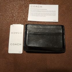 Coach Money Clip Wallet 