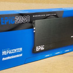 AudioControl Epic2000 Power Amplifier Mono Subwoofer System 4000 Watts Bass Knob 🚨 Payment Options Available 🚨 No Credit Needed 🚨 