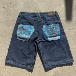 Embroidered Jorts