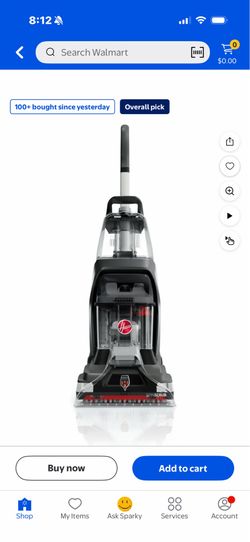 Hoover carpet cleaner used only a couple times
