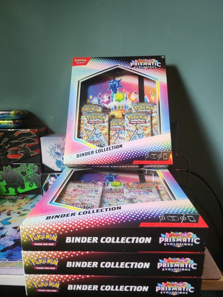 Pokemon Prismatic Evolutions Binder Collection