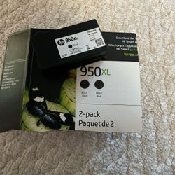 New HP 950xl Black Ink Cartridge, One cartridge.