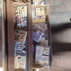 Assortment Of Rubber  Stamps I'll Post These Indivdually Come See What I Got .