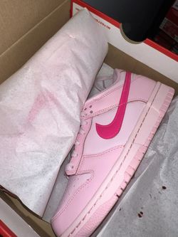 Nike Dunk Low Triple Pink (GS) Size 5Y $200