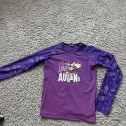 Girls Size 12 Aulani Swim Shirt
