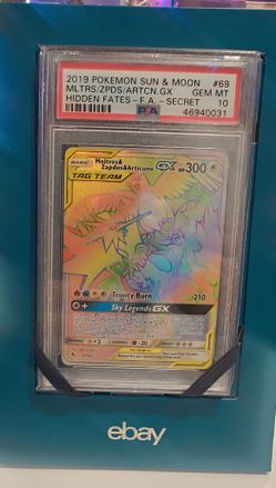 Pokemon Moltres Zapdos Articuno Hidden Fates #69 PSA 10