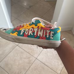Vans Size 12 Custom Made Fortnite 