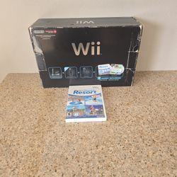 Nintendo Wii Complete With Original Box Wii Sports Resort 