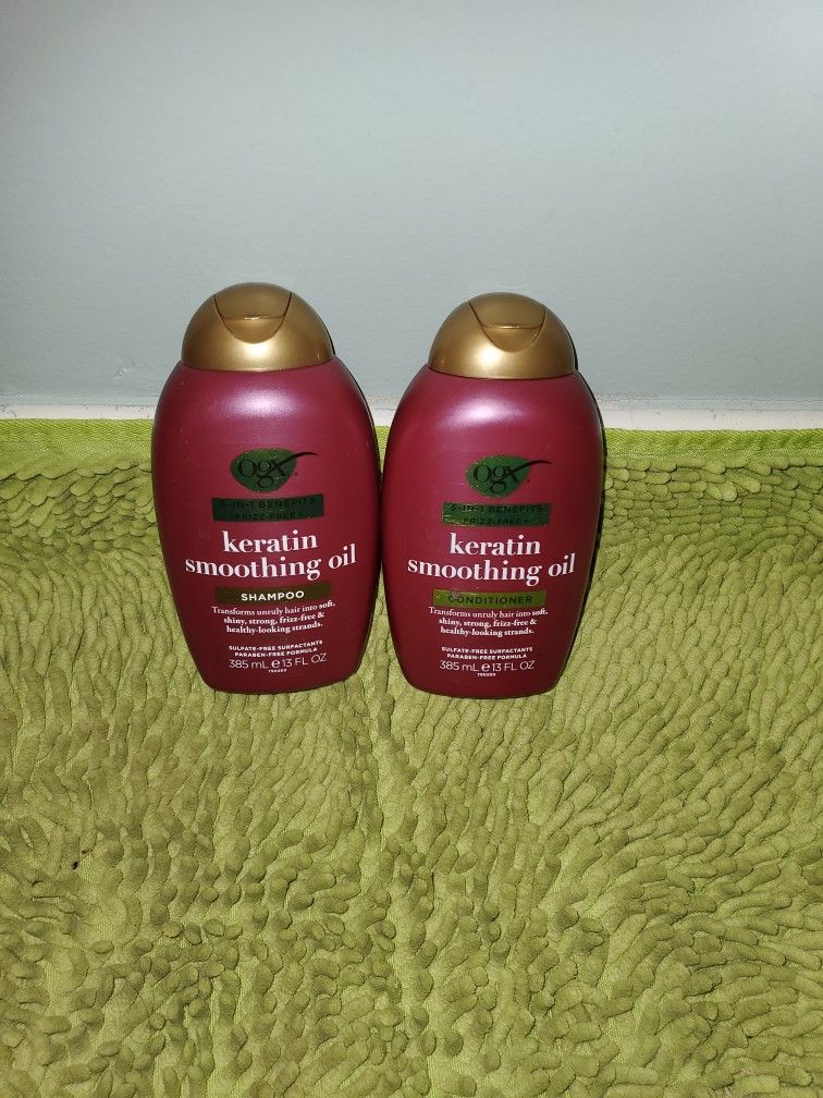 Ogx Shampoo & Conditioner 13oz Smoothing Oil