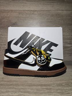 Nike Dunk Low SE White Citron Black Panda-Monium HQ9294-100 Size 6.5 Youth 8 Women