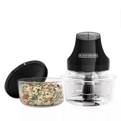 Black N Decker 4 Cup Glass Chopper