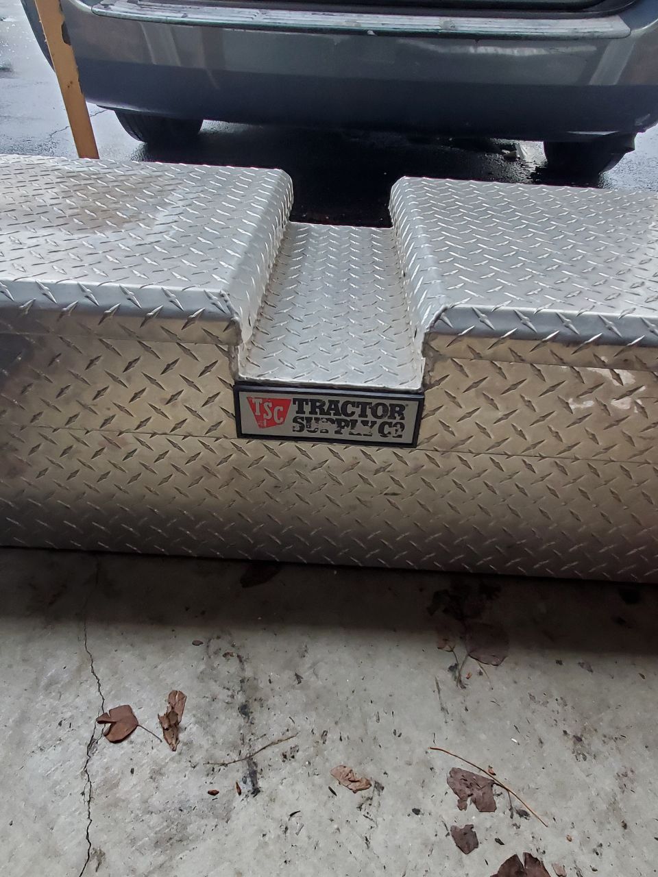 Truck Tool Box With A Lock And Keys