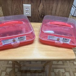 2 Surefresh Cupcake Carriers