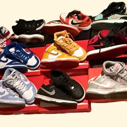 Used Sneaker Lot - Nike Dunks, Jordans, Yeezys