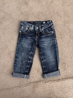 MissMe cuffed capris size 8