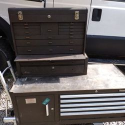 Full Machinist Tools And Kennedy Tool Box Set