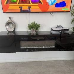 Table Storage Case Underneath TV Stand 