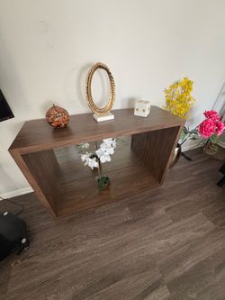 Tv console stand ( not included the decoration)
