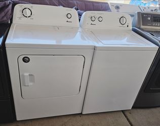 Amana Washer Machine And Gas Dryer (90 DAYS WARRANTY) DELIVERY AND INSTALLATION AVAILABLE