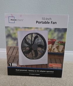 🌀 Mainstays 10-Inch Portable Fan