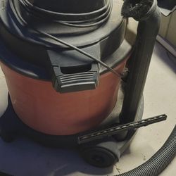 Industrial Vac 16 Gallon Heavy Duty With Attachments  Firm Price 