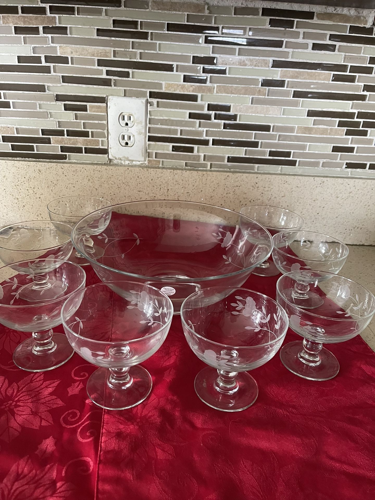 Princess House Set De 9 Piezas