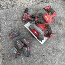 Milwaukee Tools And Batteries