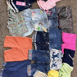 Jean Shorts and Athletic Shorts (20 pairs, 2 jeans are 4t the rest are 5t)