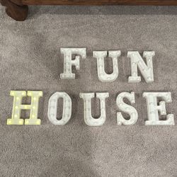 Light-up Marquee Letters (FUN HOUSE) 