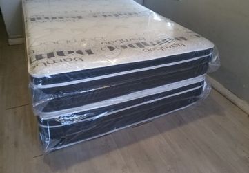 $200 Queen pillow top mattress only brand new free delivery same day