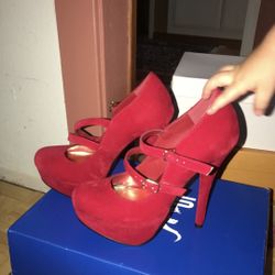Women’s High Heel Red Shoes
