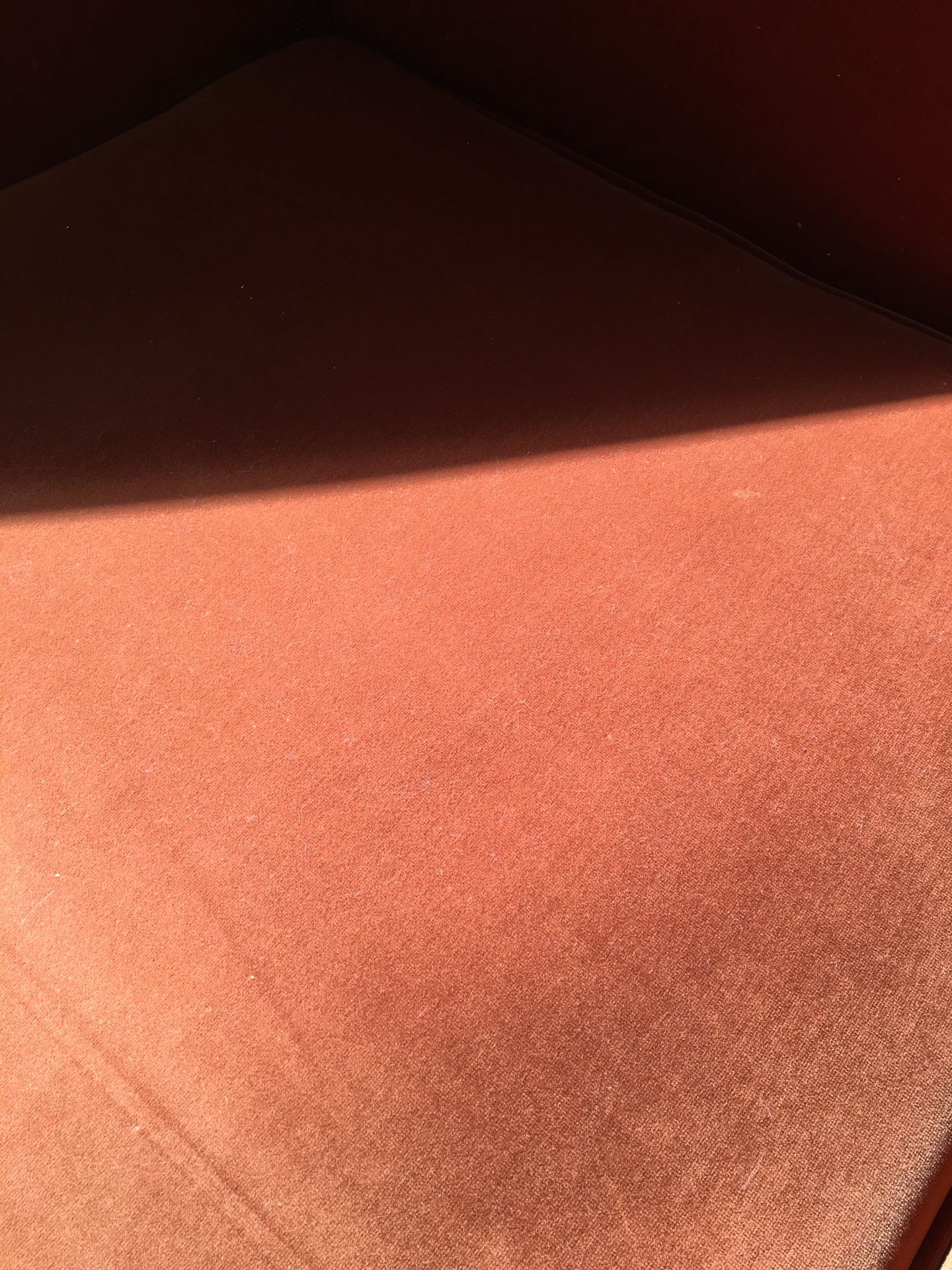 Crate and Barrel orange/rust velvet chair for Sale in Seattle, WA OfferUp