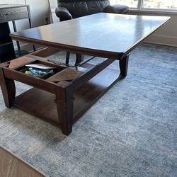 Living room rolling lifting coffee tables and side tables