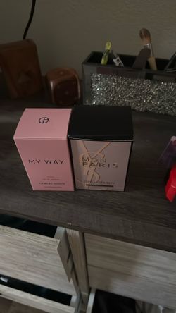My Way, Giorgio Armani And Mon Paris Ysl Perfume 3 Ounce