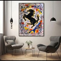 40x60 Ferrari Painting 