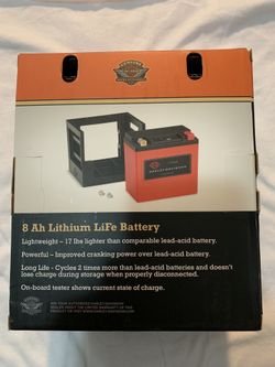 HARLEY DAVIDSON Lithium LiFe 8Ah Battery - California for